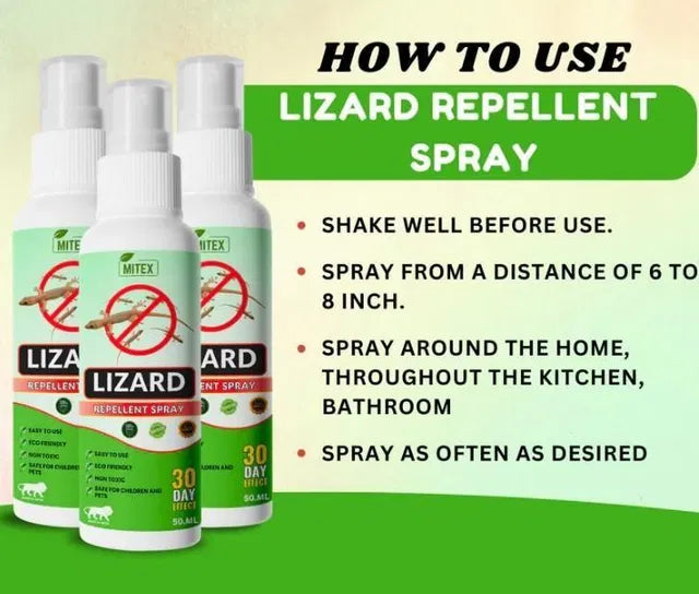 Lizard Repellent Spreay (Buy 1 Get 2 Free)