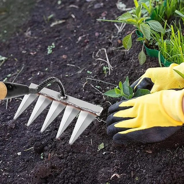 5 Teeth Carbon Steel Weeding Tool